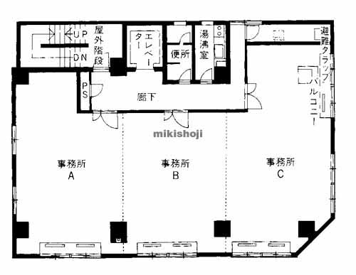 さかえビル 平面1