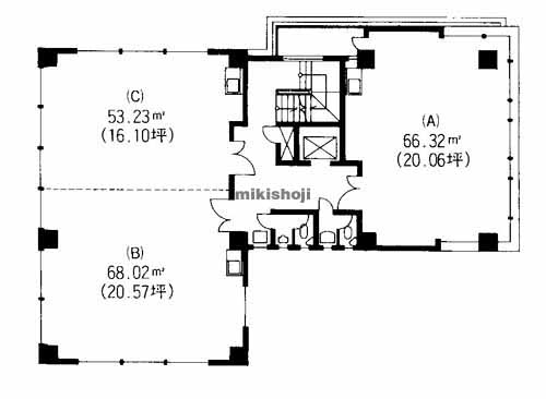 Ｋ.Ｕ.Ｄ博多 平面1