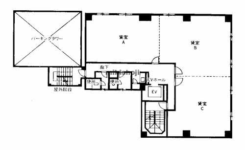 ビジネス・ワン博多駅前ビル 平面1