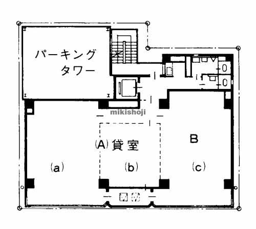 タカ福岡ビル 平面1