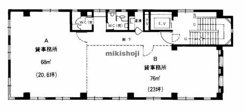 中村ビル 平面1