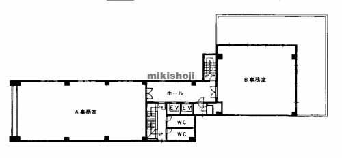 オフィスニューガイア博多駅前 平面1