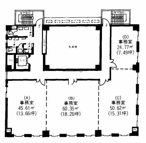博多ＩＣビル 平面1
