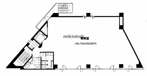 博多ゼネラルビル 平面1