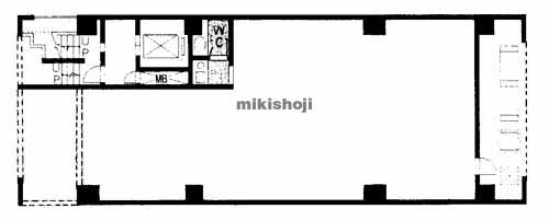 神屋町ビル 平面1