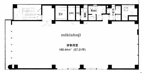 博多中央街ビル 平面1