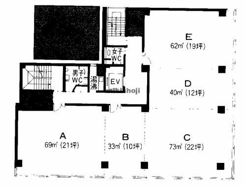 天神第一ビル 平面1