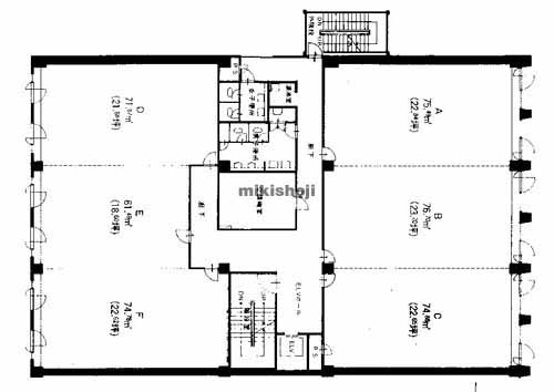 西鉄薬院ビル 平面1