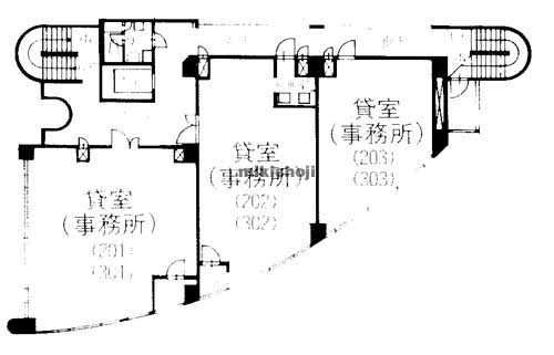 クレッセント薬院 平面1