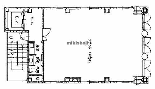 天神久保田ビル 平面1