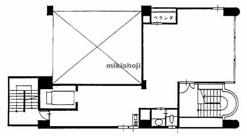 天神Ｗｅｓｔ 平面1