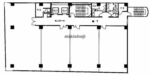 渡辺通フジイビル 平面1