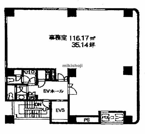 ジェイエスジー天神ビル 平面1