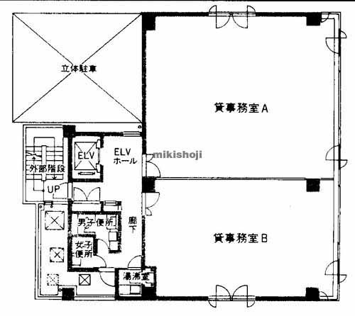 Ｗビルディング天神 平面1