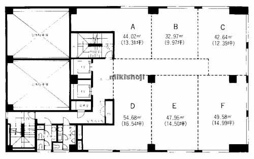 アルバけやき通りビル 平面1
