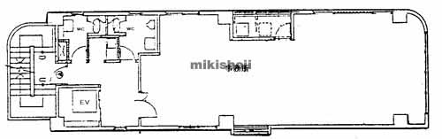 赤坂井上ビル 平面1