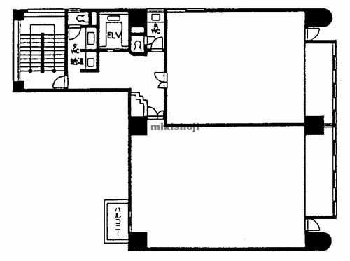 福岡エースビル 平面1