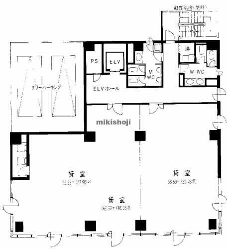 グレースイン赤坂 平面1
