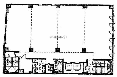 損保ジャパン熊本ビル 平面1
