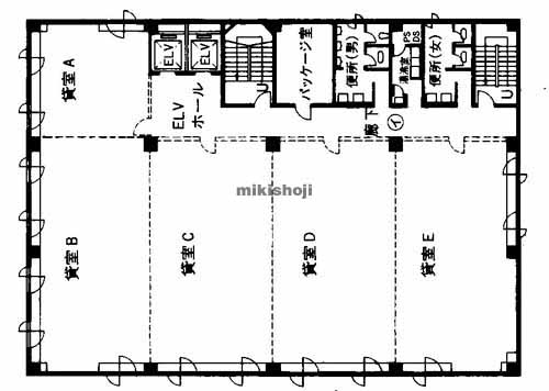 明治安田生命鹿児島中央町ビル 平面1