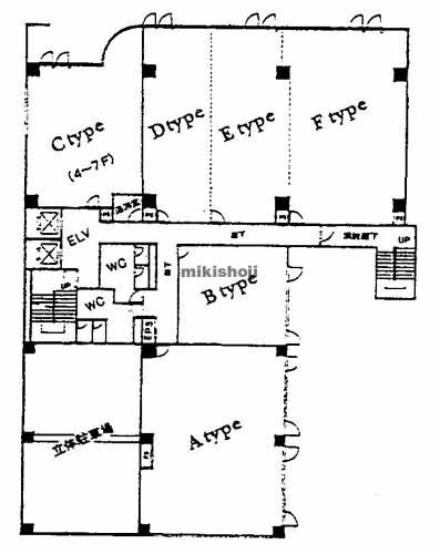 第１２川北ビル・ＢＯＩＳ鹿児島 平面1