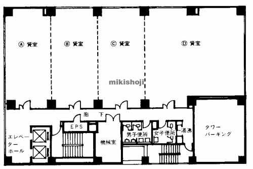 大樹生命長崎ビル 平面1
