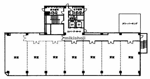 アースコート黒崎駅前ＢＬＤＧ． 平面1