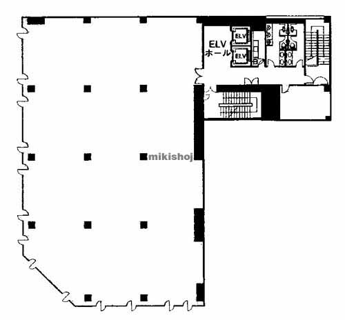 朝日生命大分ビル 平面1
