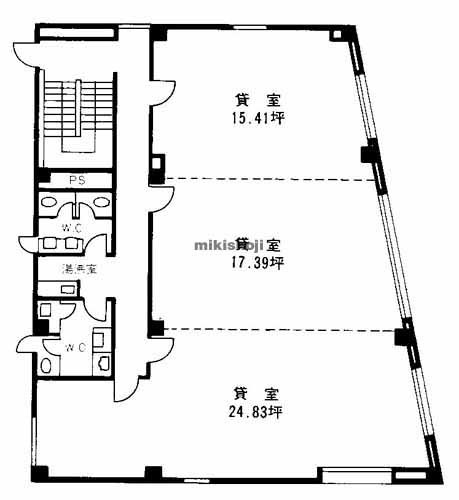 鶴見第二ビル 平面1