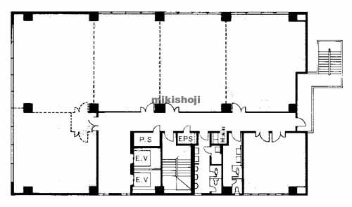 太陽生命佐賀ビル 平面1