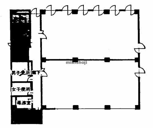損保ジャパン佐賀天神ビル 平面1
