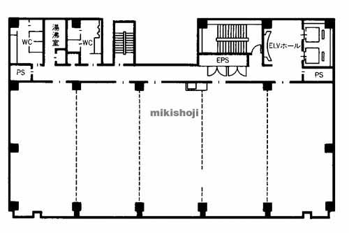 損保ジャパン宮崎ビル 平面1