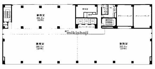 ビル博丈平和大通り 平面1