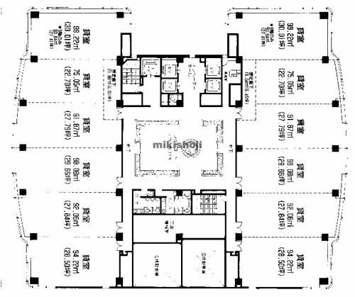 ニッセイ平和公園ビル 平面1