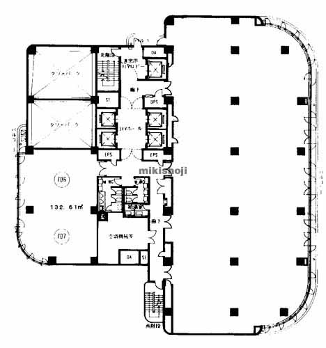 広島パークビル 平面1