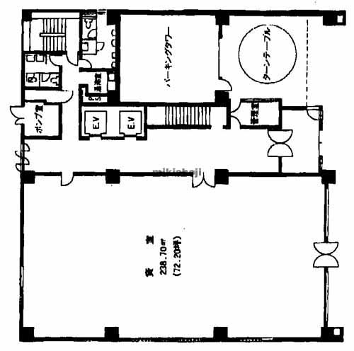 太陽生命広島松川町ビル 平面1