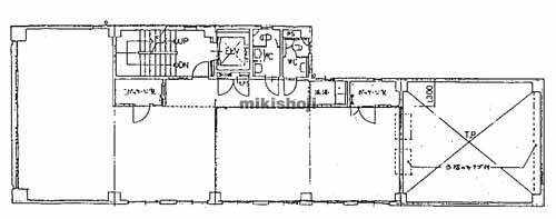 朝日生命西新ビル 平面1