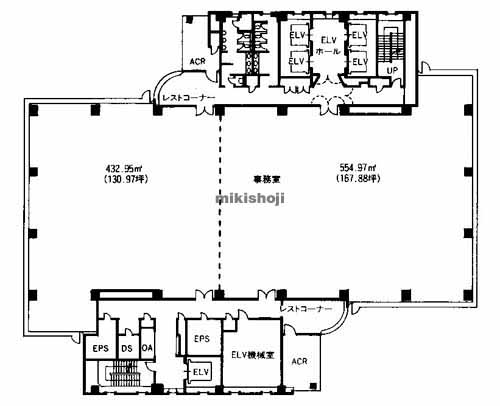 ＮＨＫ広島放送センタービル 平面1