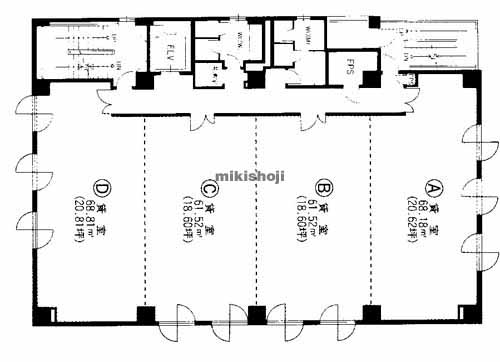 大濠ＪＯＹビル 平面1
