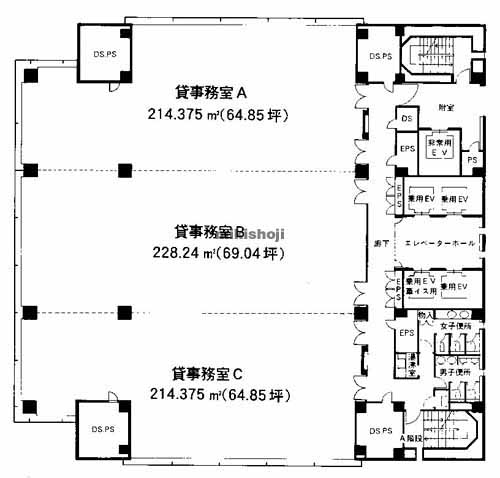 シシンヨービル 平面1
