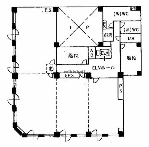 福山フコク生命ビル 平面1