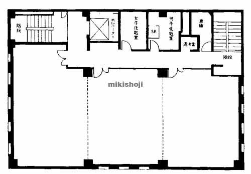 太陽生命福山ビル 平面1