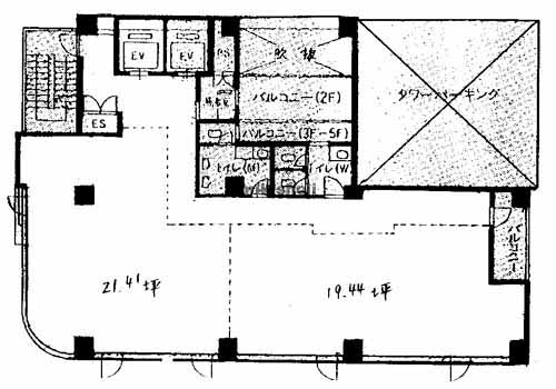 九設ビル 平面1