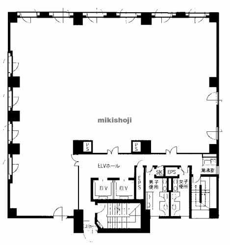 大同生命久留米ビル 平面1