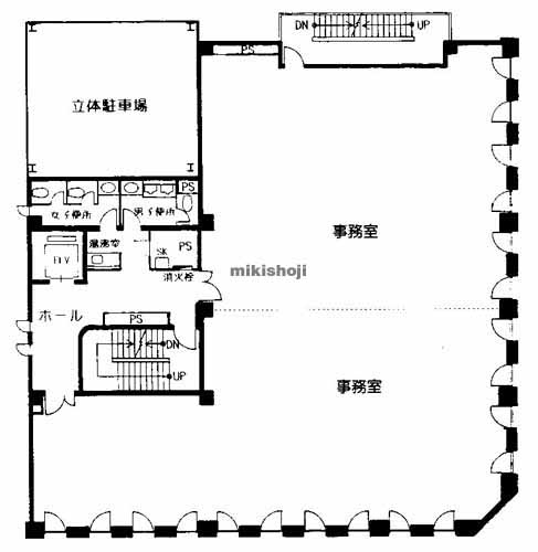 天神四丁目ビル 平面1