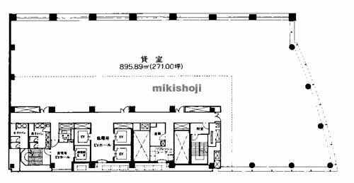 広島イーストビル 平面1