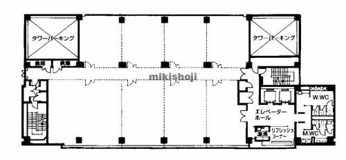 明治安田生命下関ビル 平面1