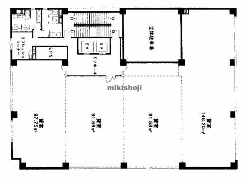 島津博多ビル 平面1