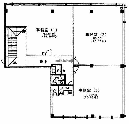 三和福岡ビル 平面1