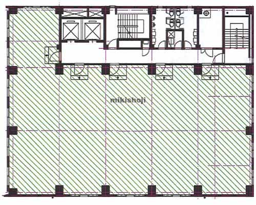 クロススクエア熊本九品寺 平面1